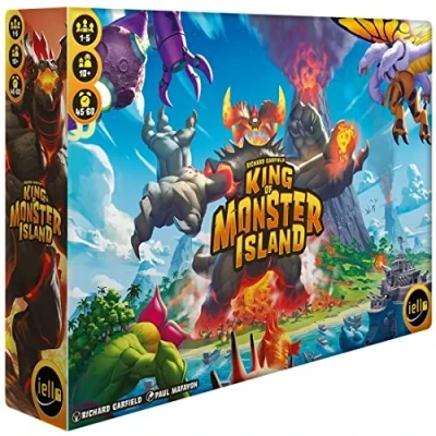 Image of King of Monster Island Board Game For 1 to 5 Players Ages 10 and Up
