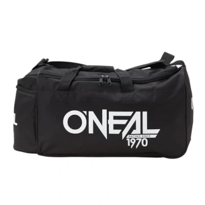 Image of O&#039;Neal Accessories Motocross Enduro Motorcycle Durable 600D Polyester, Padded Shoulder Strap, Heavy Duty Zippers TX 2000 Gear Bag Black Size 56 x 23 28 cm
