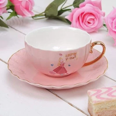 Image of Disney Princess Sleeping Beauty Cup &amp; Saucer Set Aurora Collectable
