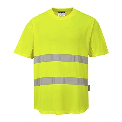 Image of Portwest Mesh T Shirt Yellow Medium