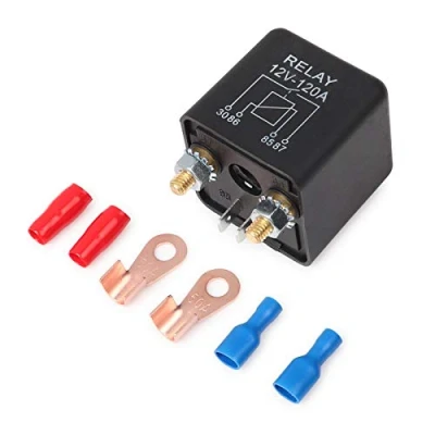 Image of Ehdis Split Charge Relay 12V 120A 4 Pin, Relays for Car, Truck, Motor, Boat, Car Starter Heavy Duty ZL180 with 2 Pin Footprint and Terminal 1 Set