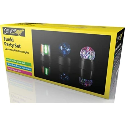 Image of Cheetah Funki LED Party Set Containing Mini Disco Lights