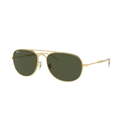 Image of Ray Ban BAIN Bridge Unisex Sunglasses, Size: 57, Arista/green
