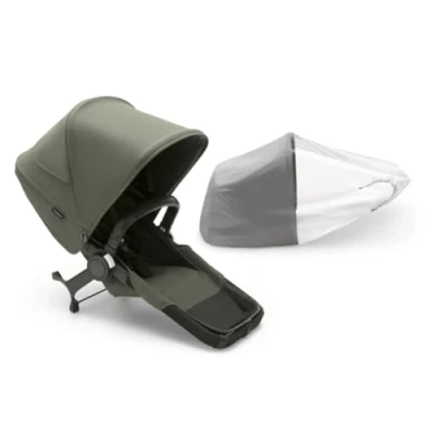 Image of Bugaboo Donkey 5 Duo extension complete UK FOREST GREEN