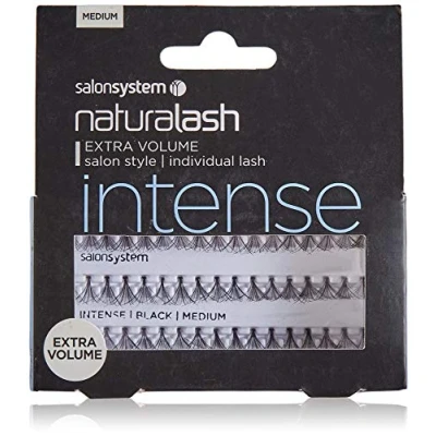 Image of salonsystem Medium Intense Individual Lash Flare, Black