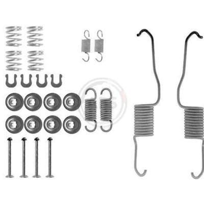 Image of 0440684000 Accessory Kit, brake shoes A.B.S. 0684Q TOYOTA: RAV4 I Off Road, DAIHATSU: Terios