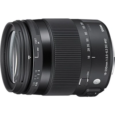 Image of Sigma 885205 18 200mm F/3.5 6.3 DC HSM Lens for Sony, Black