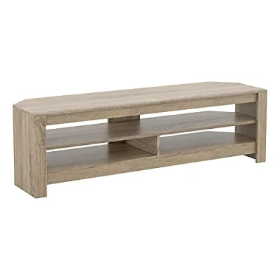 Image of AVF Calibre TV Stand CA140GO in Sawn Oak Wood Effect Veneer for TVs 32&quot; 37&quot; 40&quot; 42&quot; 45&quot; 47&quot; 50&quot; 55&quot; 60&quot; 65&quot; 140cm width