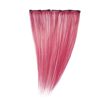 Image of American Dream Clip in Extension Human Hair Number V88, Fuschia Pink, 18 Inch