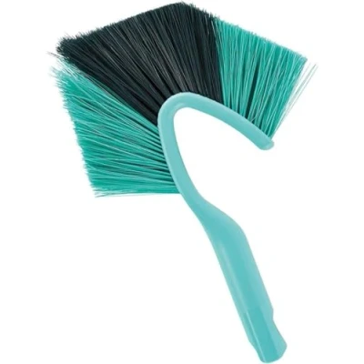 Image of Leifheit Dusty Cobweb Duster, Small Brush, Broom with Adjustable Angled Design for Cleaning Corners, Compatible Handles, Blue