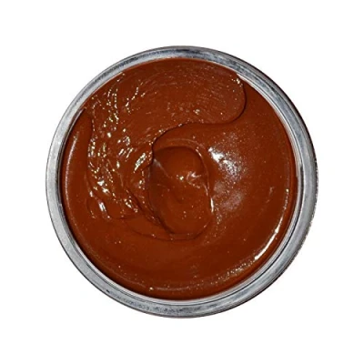 Image of Famaco 50ml Tan Dark Malte Leather Deluxe Boot and Shoe Cream Polish With Polishing Duster Long Lasting Shine Protector Kit for Boots Shoes