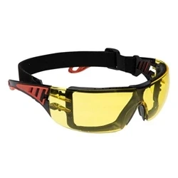 Image of Portwest Tech Look Plus Spectacles Amber