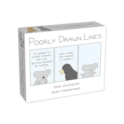 Image of Poorly Drawn Lines 2026 Day to Calendar