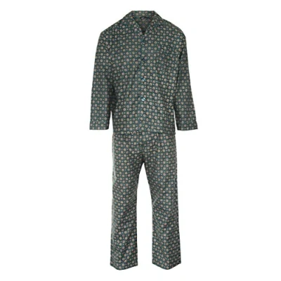 Image of Mens Champion Wyncette Brushed Cotton Pyjama nightwear lounge wear Teal 3XL