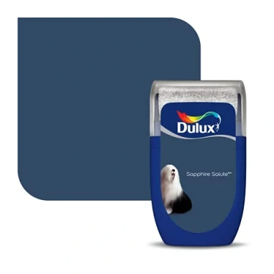 Image of Dulux Tester Paint, Sapphire Salute, 30 ml (Pack of 1)