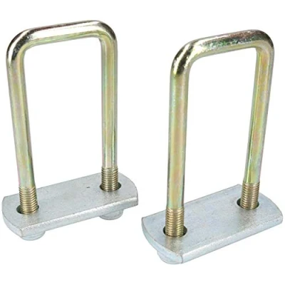 Image of 2 Pack M10 40mm x 110mm U Bolt N with Plates &amp; Nuts HIGH TENSILE