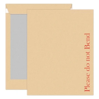 Image of 125Pcs A4 Envelopes iSOUL 324mm x 229mm C4 Manilla Hard Board Backed Do Not Bend Envelope