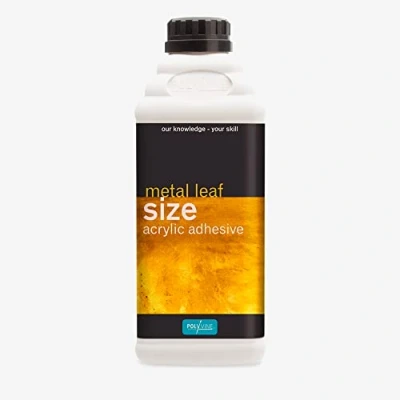 Image of Polyvine Acrylic Gold Size 1Litre For all metal leaf