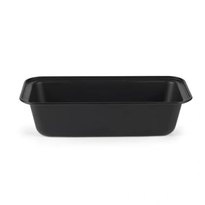 Image of SALTER BW12552EU7 Bakes Loaf Tin 27cm Non Stick Bread and Cake Pan Deep Baking Oven Safe up to 220C, PFOA Free, Bakeware for Lemon Cake, Fresh Loaf, Banana Bread, Black