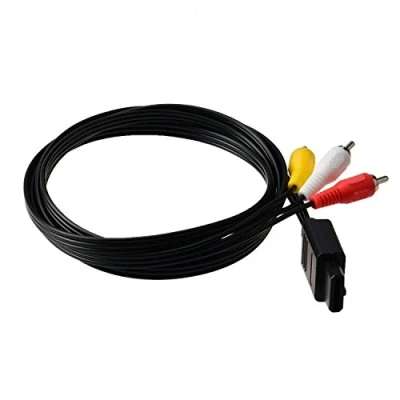 Image of Gam3Gear AV Audio Video Composite Cable for SNES N64 Gamecube PAL
