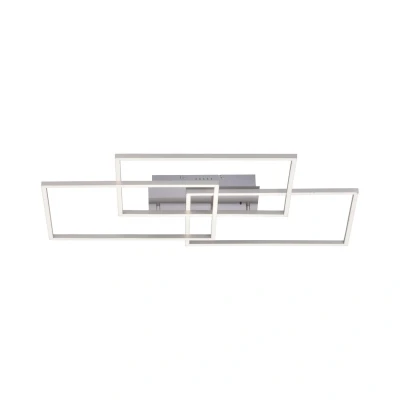Image of JUST LIGHT. Iven LED ceiling light, dim, steel, 82 x 50 cm