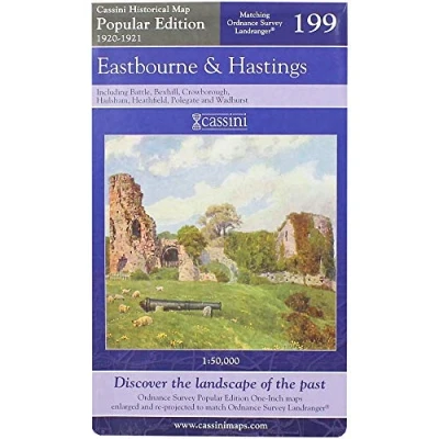 Image of Eastbourne and Hastings: Sheet 199 (Cassini Popular Edition Historical Map)