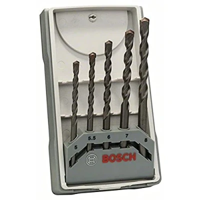 Image of Bosch 2607017081 CYL 3 Concrete Drill Bit Set, Silver Percussion 5 mm, Grey