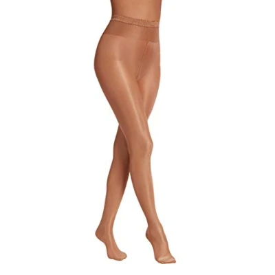 Image of Wolford, Brown, Neon 40 Women&#039;s Tights Opaque Cover, Perfect Fit, Classic Elegance, Gobi, XS