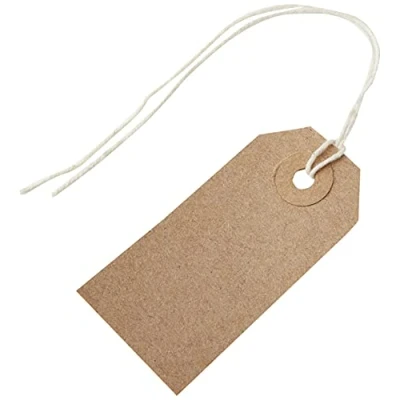 Image of Merit Strung Tag 70x35mm Buff Ref TG8070 (Pack 1000)