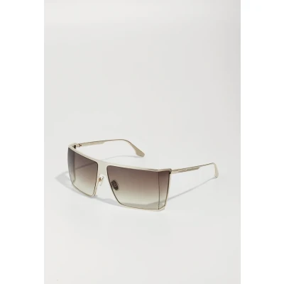 Image of Victoria Beckham Woman VB249S 714 Sunglasses Metal Gold Squared Normal