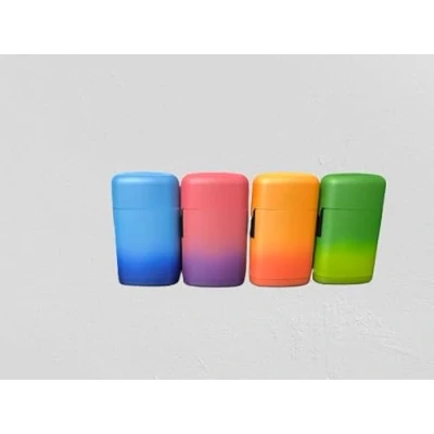 Image of PROF WINDPROOF SINGLE JET GRADIENT Design GAS REFILLABLE LIGHTERS x 1 (SEND OUT RANDOM COLOUR)