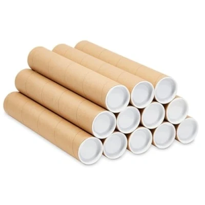 Image of indigo Postal Tubes Kraft Mailing Cardboard (Pack of 10 ( 450 x 50mm ))