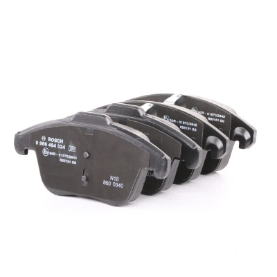 Image of 425397, 425477 Brake pad set BOSCH 0 986 494 324 Low Metallic with anti squeak plate, piston clip CITROËN: DS4 Hatchback, DS5 Hatchback