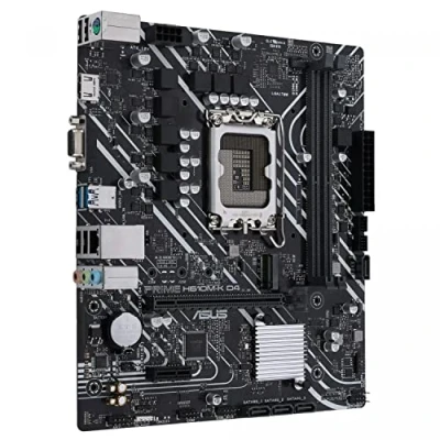 Image of ASUS Intel® H610 (LGA 1700) mic ATX motherboard with DDR4, PCIe 4.0, M.2 slot, Realtek 1 Gb Ethernet, HDMI®,D Sub, DVI, USB 3.2 Gen ports, SATA 6 Gbps, COM header, LPT TPM header