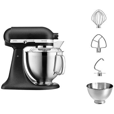 Image of KitchenAid Artisan Premium Mixer Tilt head 4.8l 5ksm185ps Imperial Black