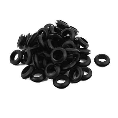 Image of Sourcingmap Rubber Electrical Firewall Automobile Double Sides Wire Cable Gasket Grommets 12mm Inner Dia 50pcs