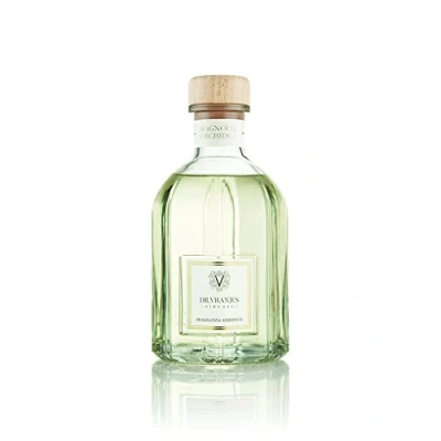 Image of Dr. Vranjes Magnolia Orchidea 500 ml Diffuser + Double Pack of White Sticks (3 Pieces Bundle) Luxury Home Fragrance, Made in Italy, Main Scent Floral: and Orchid
