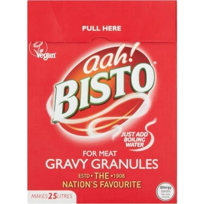 Image of Bisto Flavoursome &amp; Delicious for Meat Gravy Granules Hearty Family Mealtimes, 1.9 kg Tub (Pack of 1)