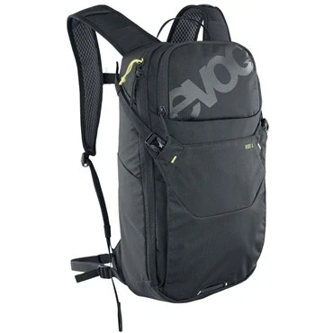 Image of EVOC RIDE 8 Bike backpack for trails and other activities (clever pocket management, ventilated with AIR PAD back padding, incl. 2l HYDRATION BLADDER), Black