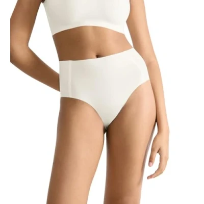 Image of Sloggi Women&#039;s Zero Feel 2.0 High Waist Underwear, Silk White, XS