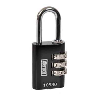 Image of Kasp Aluminium Combination Padlock 20mm Black