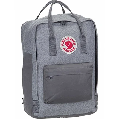 Image of Fjallraven 23328 027 Kånken Re Wool Laptop 15&quot; Sports backpack Unisex Adult Granite Grey Size One