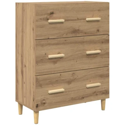 Image of vidaXL Sideboard Artisan oak 34 x 69.5 90 cm Engineered wood