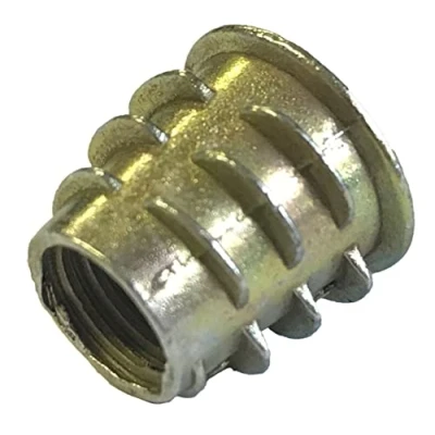 Image of M4 M5 M6 M8 M10 THREADED HEX DRIVE INSERT FIXING TYPE D WOOD SCREW INSERTS NUTS (M8 x 13mm)