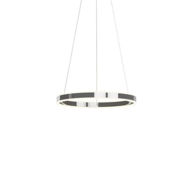 Image of Lucande LED pendant light Lyani, Ø 50 cm, chrome, dimmable