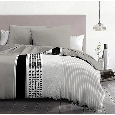 Image of Home Linge Passion Mimosa Duvet Cover Set 220 x 240 cm Black