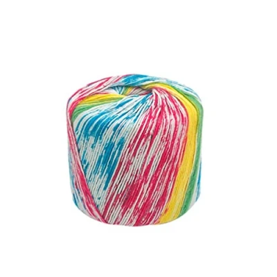 Image of Healifty 1 Roll Crochet Yarn Knitting Cotton Gradient Kaleidoscope for DIY Hats Sweater Scarf Gloves Neon