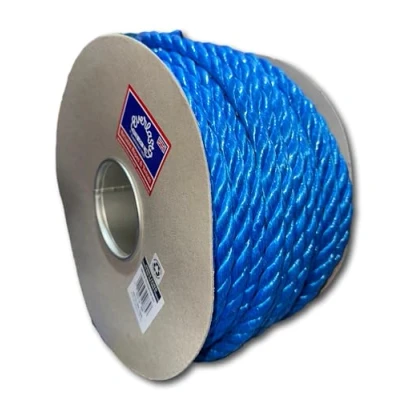 Image of 50M TRADE REELS EVERLASTO BLUE POLYPROPYLENE POLY ROPE 6MM 8MM 10MM 12MM 14MM (14MM)