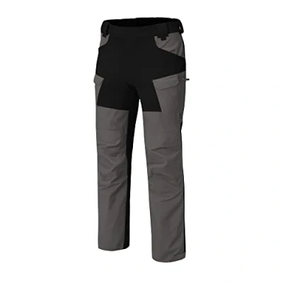 Image of Helikon Tex HOP Hybrid Outback Tactical Pants DuraCanvas VersaStretch Outdoors, Hiking, Law Enforcement, Work Pants, Cloud Grey / Black, 36W x 30L