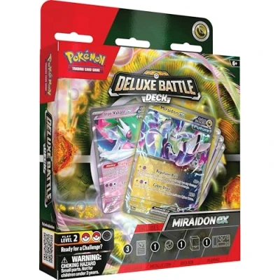Image of Pokémon TCG: Miraidon ex Deluxe Battle deck (Ready to play 60 card &amp; Accessories)